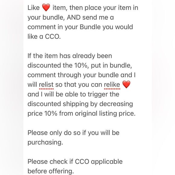 Closet Clear Out Get your CCO discounted shipping! - Picture 15 of 16